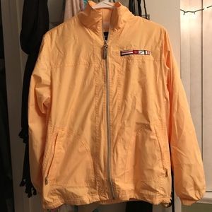 Yellow windbreaker